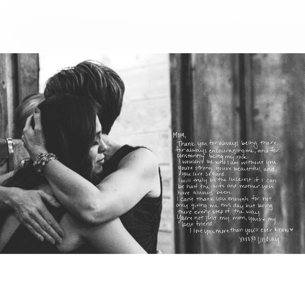 Handwriting Photo Clutch